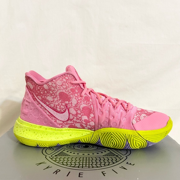 Nike Kyrie 5 Patrick EP size 9 CJ6950-600 2019 PRE-OWNED with BOX - Picture 4 of 10